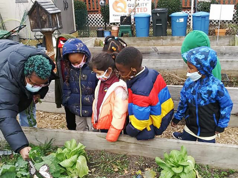 children playing -- farm to early care and education