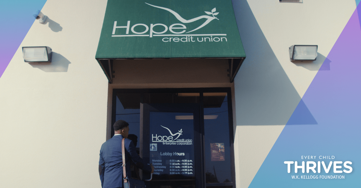 HOPE helps families and communities realize financial freedom