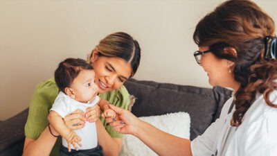 Mother, baby and nurse | W.K. Kellogg Foundation