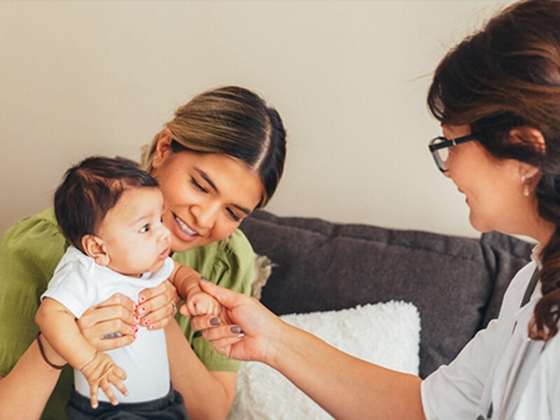 Mother, baby and nurse | W.K. Kellogg Foundation